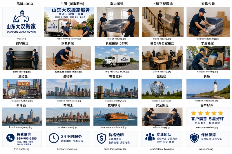 山东大汉搬家专业服务展示